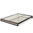 Zinus Bed Frame Single Industrial Metal Wood Design High Base