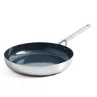 Blue Diamond 3-Ply Stainless Steel Ceramic Non-Stick Frying Pan Round 28cm