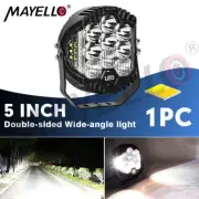 5 inch LED Work Light Bar Pods Spot Flood Combo Fog Lamp Off Road Driving Round