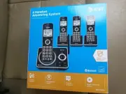 AT&T 4 Handset Answering Phone System Cordless Bluetooth New In Sealed Box