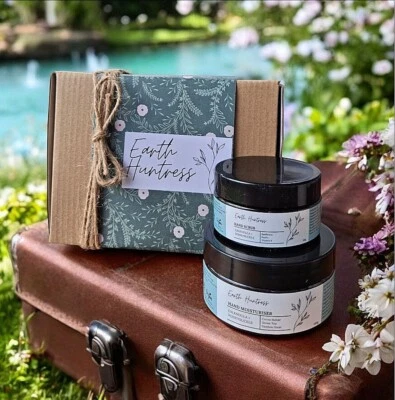 CALENDULA + HONEYSUCKLE - Hand care skincare gift set. VEGAN. NATURAL SKINCARE