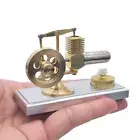 Mini Stirling Engine Model Kit External Combustion Manual Starting Engine Model