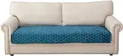 Eismodra Couch Cover,Sectional Couch Covers,Sofa Covers for 3 Cushion Couch,Anti-Slip Sofa Slipcovers for Dogs Cats Kids Loveseat Recliner L Shaped Armrest Backrest,Blue 43''x94''(Only 1 Piece)