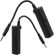Milisten 2pcs Tone Guitar Audio Interface Adapter for Electric Guitar Effects Sound Transmission Versatile Use Compatible with Apple Devices