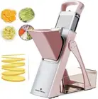 Upgrade Safe Mandoline Slicer Plus, Adjustable Vegetable Food Chopper Potato Fri