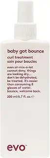 evo Baby Got Bounce Curl Treatment - Enhances Curls with Touchable Soft Finish - Reduce Dry Frizzy Hair - 200ml / 6.7fl.oz