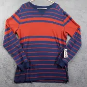 Quicksilver Long Sleeve Crew Neck Long Sleeve Striped T-Shirt Men's Size XXL