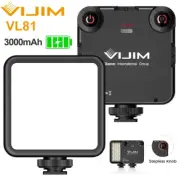 VIJIM VL81 LED Vlog Video Fill Light Dimmable 3200K-5600K w/Cold Shoe 3000mAh