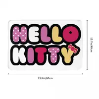 在飛比找蝦皮購物優惠-新款 Hello Kitty (4) 浴室法蘭絨地墊 廁所衛