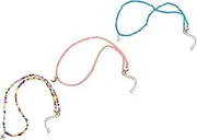 Kisangel Elegant Boys and Girls' Beaded Necklaces Assorted Beads Cyber Necklace Boys and Girls Jewelry for Birthday/children's Day