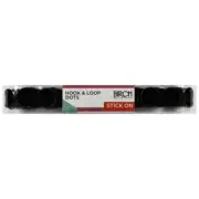 BIRCH - HOOK & LOOP DOTS - STICK ON- 18MM X 1M - BLACK OR WHITE