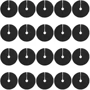 Garden Sieve 20pcs Garden Plants Cover Weeding Cloth Mulch Ring Non Wovens Weed Barrier Biodegradable Weed Control Ground Cover Gardening Tools(42x42x0.3cm)