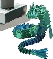 Articulated Dragon Fidget Toys - 3D Printed Articulated Dragon - 3D Printed Dragon Flexible Dragon Ornament for Boys, Girls, Family, Friends