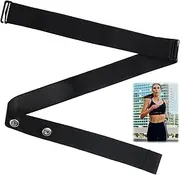 Jecdfs Replacement Strap for ANT+ and Bluetooth Chest Strap Polar H7 - Compatible with Coospo, Wahoo - Universal Size M-XL (65 cm to 95 cm) - Reliable Heart Rate Monitoring for Walking, Jogging, Long