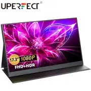 UPERFECT Portable Monitor 17.3" FHD Dual HDMI USB C Monitor PC Screen Monitor