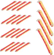 24pcs Set Heatless Curling Rods Set Hair Styling Tool for Natural Looking Waves Cold Wave Perm Rods for Effortless Curls for Versatile Hair Styles No Heat Damage