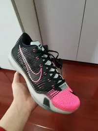 在飛比找Yahoo!奇摩拍賣優惠-Nike Kobe10 Elite Low 科比10 黑粉刺