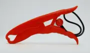 The Fish Grip JR RED Fish Lip Gripper Handheld Fishing Tackle Box Gear
