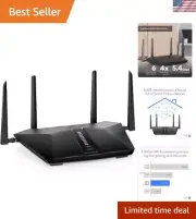 Advanced Dual-Band WiFi 6 Router with Beamforming and Parental Control