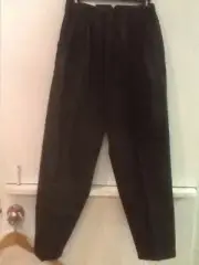 NEW NWT Dockers Pleated Front Women's Black Pants Sz 8 X 28 Petite