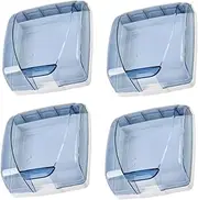 Gatuida 4pcs Box Surge and Sockets Outlet Covers Plug Covers Wall Outlet Power Outlet Switch Protector Safe Weatherproof Guard Call Wall Shield Blue Plastic