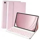 Keyboard Case for Samsung Galaxy Tab A9 Plus/A9+ 5G 11 Inch 2023, Samsung Pink