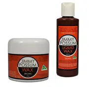 Jimmy Possum Furniture Wax BROWN Combo Pack 250gr Paste Wax & 250ml Liquid Wax