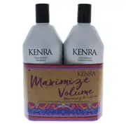 Kenra Volumizing Shampoo and Conditioner Duo by Kenra for Unisex - 33.8 oz Shampoo and Conditioner