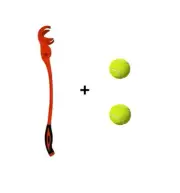 Side Arm Ball Thrower for Cricket Leather & Tennis Ball with 2 Tennis Ball NAU