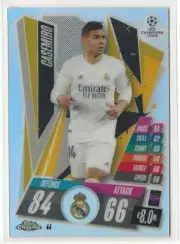 2020-21 Topps Chrome Match Attax Casemiro Refractor Real Madrid C.F.