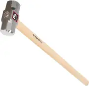 8 Pound Sledge Hammer Hickory Handle 36" Hammer For Heavy Demolition Poly Guard