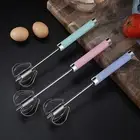 Easy to Clean Hand Mixer Stainless Steel Push Blender Effortless Blending Whisk