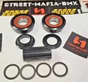 BMX Bike 22mm x USA BB black RETRO bottom bracket KIT old school USA Fit GT NEW!
