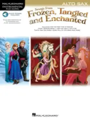 SONGS FROM FROZEN TANGLED & ENCHANTED ALTO SAX BK/OLA