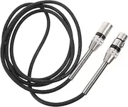 Hoement Audio Line Microphone Cable Cable Dynamic 3 Pin Mic Cord Mic Microphone Cord for Speaker Accessory XLR to XLR Wire PVC Black