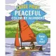 The Large Print Peaceful Color by Numbers Book