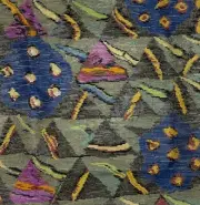 GUSTAV KLIMT Needlepoint Tramme Pillow/Cushion Kit Triangles 16" x 16"