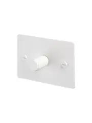 Buster + Punch V2 1 Gang Dimmer in White