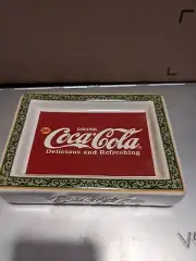 Vintage Coca Cola Coke Ceramic Soap Dish / Trinket Holder