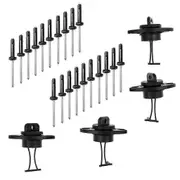 4 Pieces Kayak Drain Plug with 20 Pieces Tri-Grip Tri-Fold Aluminum Rivets
