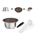 For VERTUO/Nespresso/Delonghi Coffee Machine Stainless Steel Reusable Capsule
