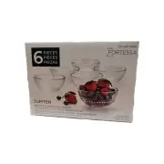 Fortessa Jupiter Cereal Bowl Set of 6 Clear Color