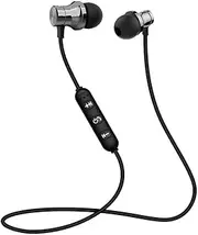 Sweatproof Wireless Bluetooth Earphones Headphones Sport Gym for iPhone iPad Black
