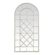 [Florabelle Living] Chelsea Large Iron Arch White Mirror