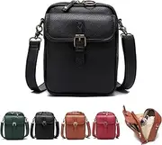 [Generic] Comebybuy Purse Vintage Mini Messenger Bag, Double Layer Large Capacity Mini Messenger for Women