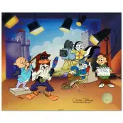 Chuck Jones SIGNED "Mark of Zero" Hand Painted Sericel; LE COA # 723/750