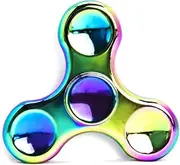 MAGTIMES Rainbow Anti-Anxiety Fidget Spinner [Metal Fidget Spinner] Figit Hand Toy for Relieving Boredom ADHD, Anxiety
