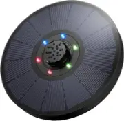 Solar Fountain Pump with LED Lights 9V 2.6W Solar Water Pump Fountain