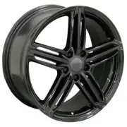 Black Wheel 18x8 w/45mm Offset for 2009-2014 Volkswagen CC - OWH0829 (for: Audi)