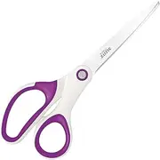 Leitz Titanium Scissors, Right or Left Handed (Ambidextrous), 6.7 x 1.5 x 15 cm, Office Stationary, Ergonomic Handle, Wow Range, Purple